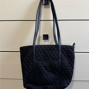 Vera Bradley Black Quilted Tote